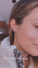 Load and play video in Gallery viewer, moonstruck huggie earring
